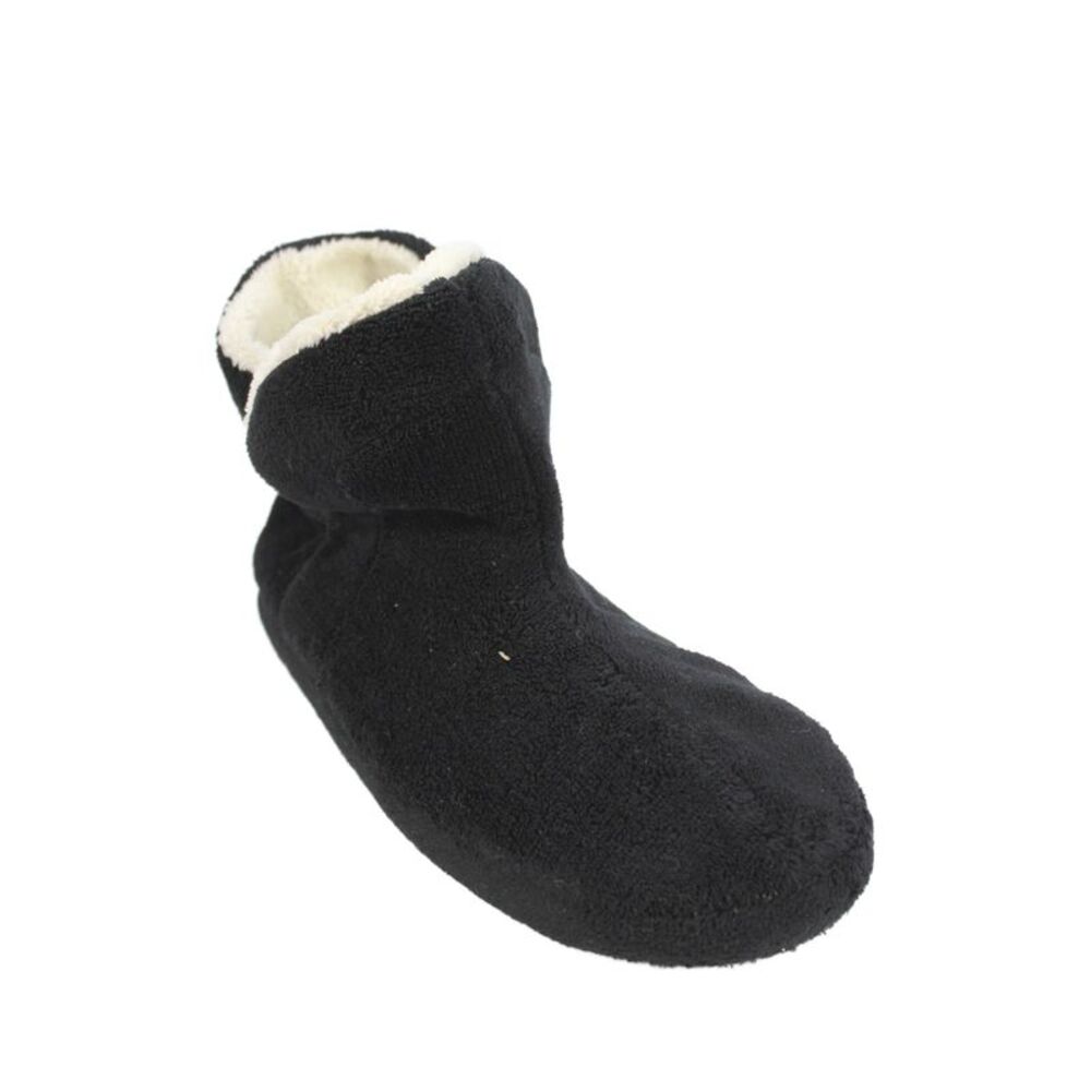 Patricia Green Womens Slip On Round Toe Knit Slipper Shoes Black Size 7